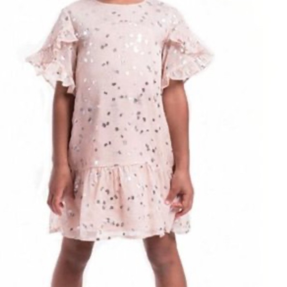 Imoga Shimmering Pink Kids Dress